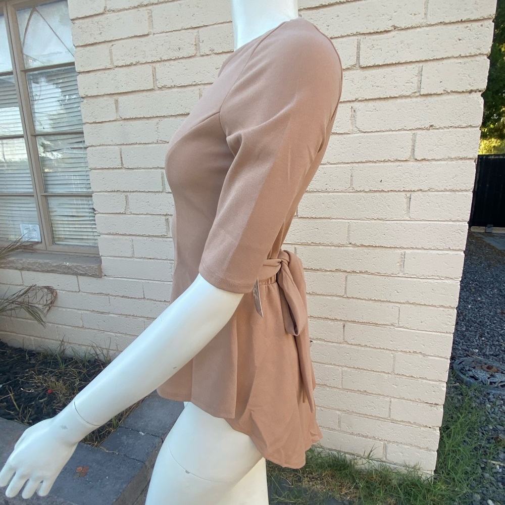 Women’s Asymmetrical Hem Top- Blouses